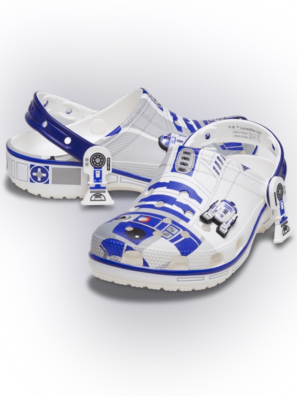 Crocs STAR WARS™ R2-D2 Classic Clog Men’s Size 9 / Women’s 11
